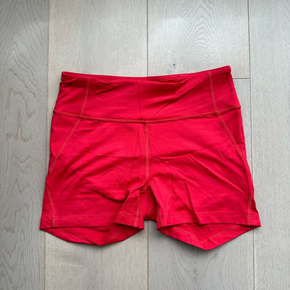 Outdoor Voices Red Spandex Sports 3" Inseam